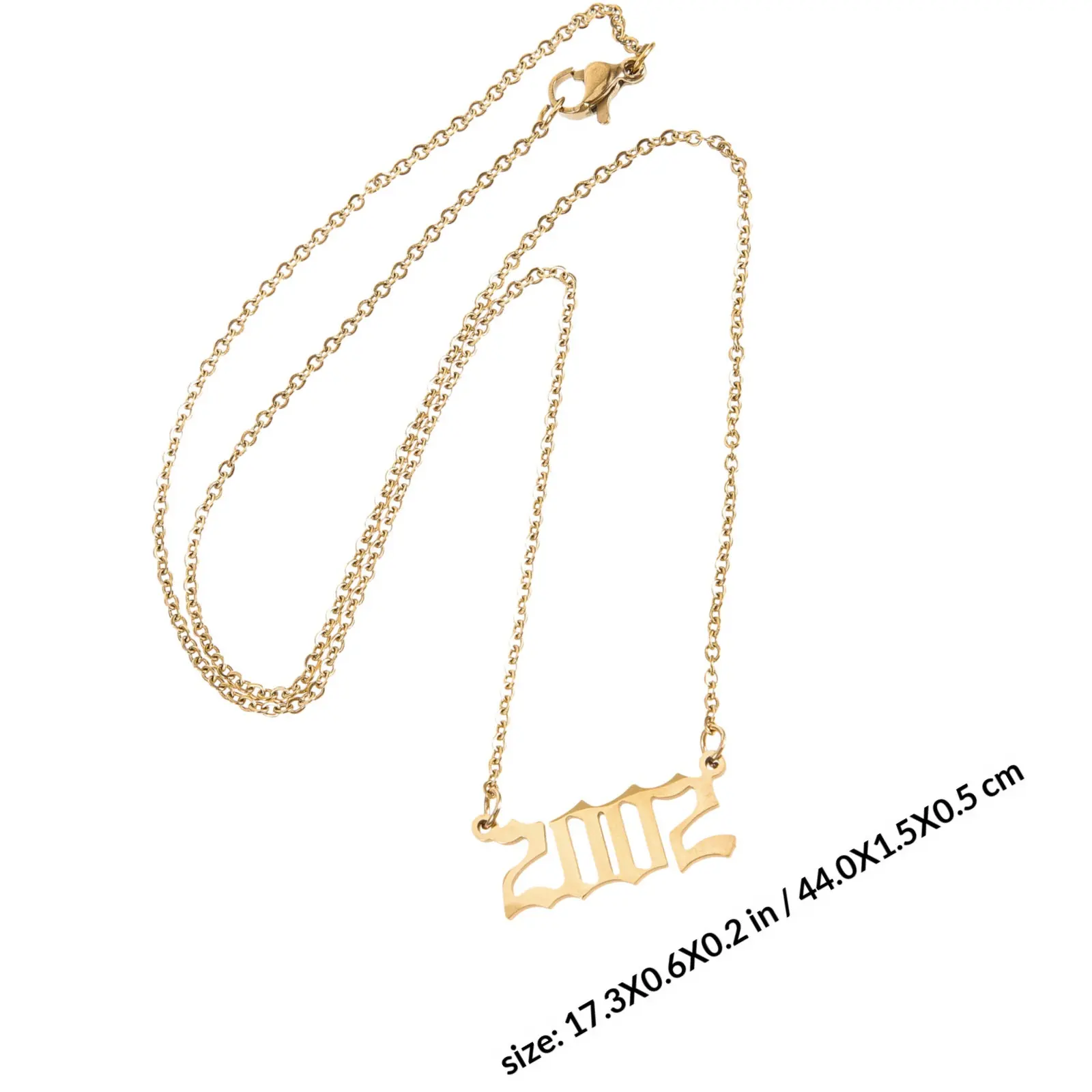 Digital Necklace Creative Clavicle Chain Simple Design Women Necklace Fine Detail Neck Jewelry Gift Neck Jewelry