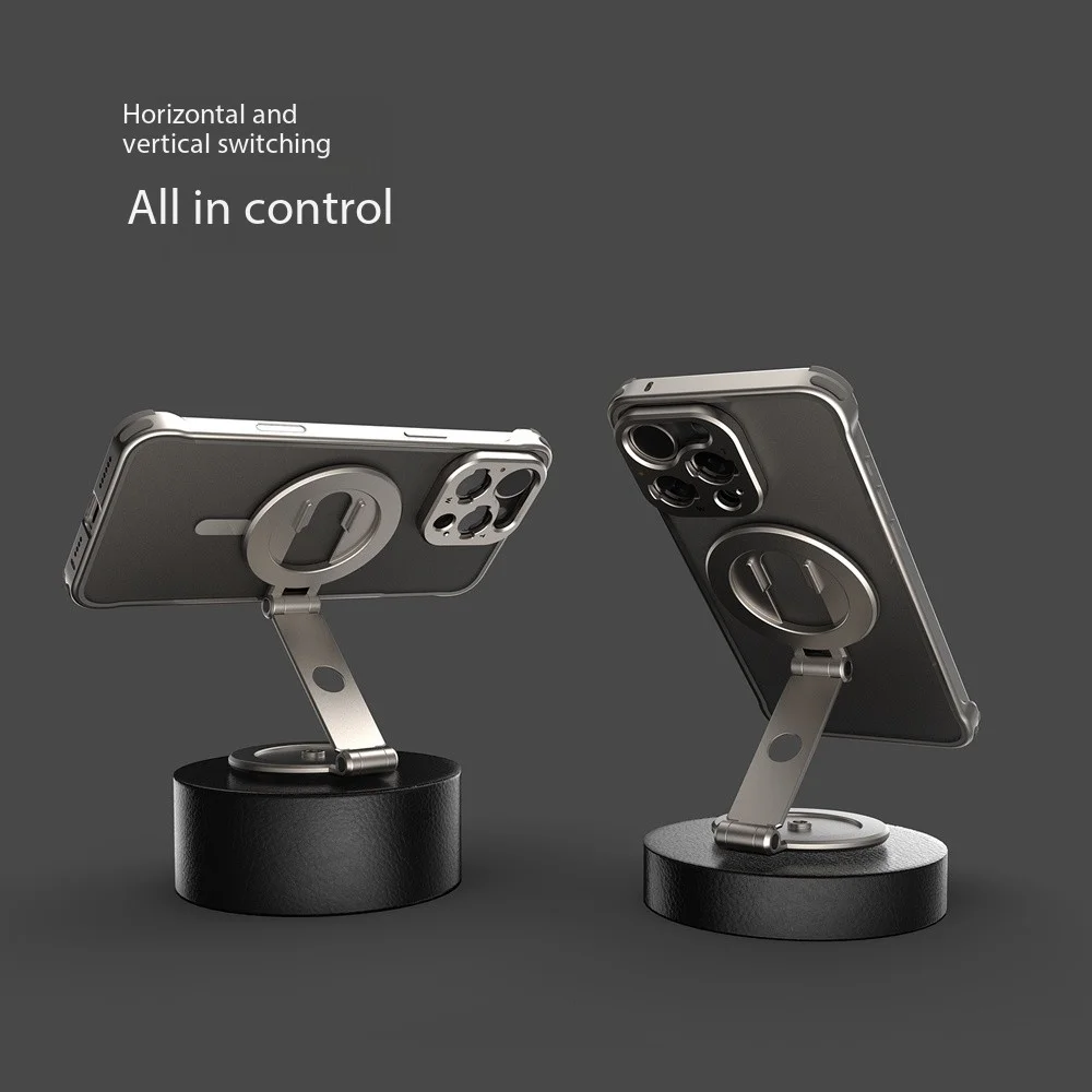 Suporte magnético universal para telefone Fotorgear com montagem em sapata fria e suporte dobrável para telefone com furo rosqueado de 1/4 "-20 para smartphone ﻿