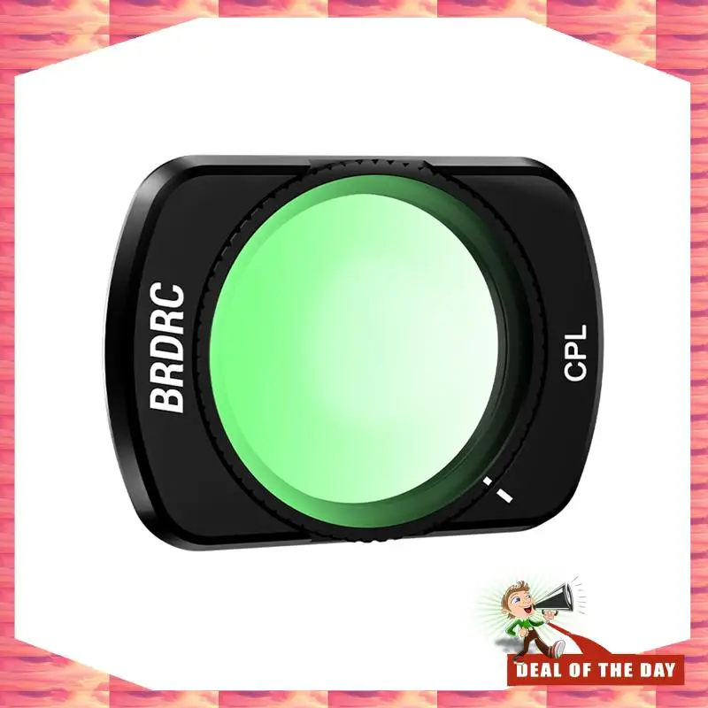 24-Hour Delivery BRDRC Filter Kit UV CPL ND16 Filter Set For DJI Osmo Pocket 3 Replacement Camera Optical Glass Filters