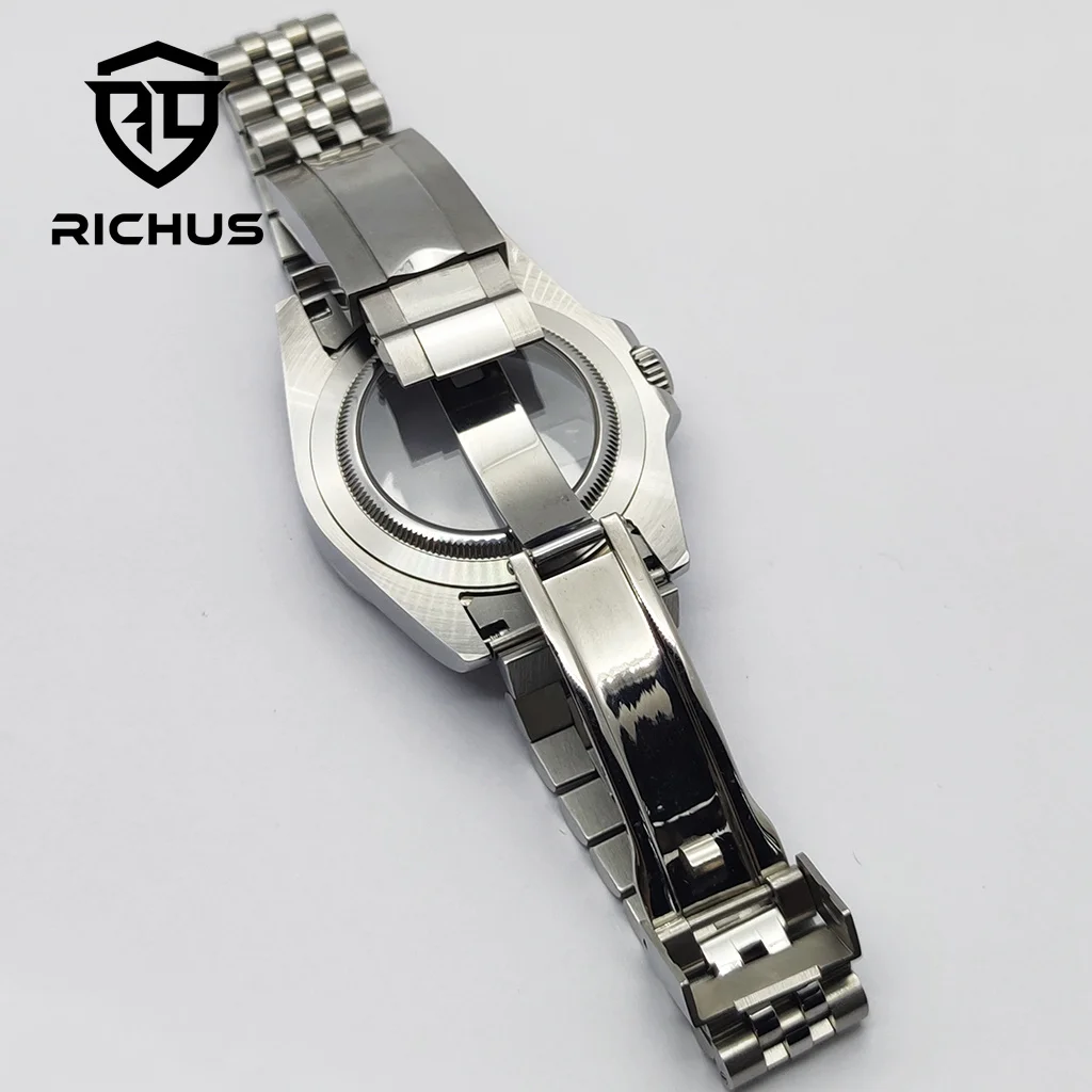 ريتشوس حافظة فضية 36 مللي متر 39 مللي متر ساعة تناسب NH34 NH35 NH36 ETA2824 PT5000 ساعة يد تعمل بالحركة اكسسوارات #4