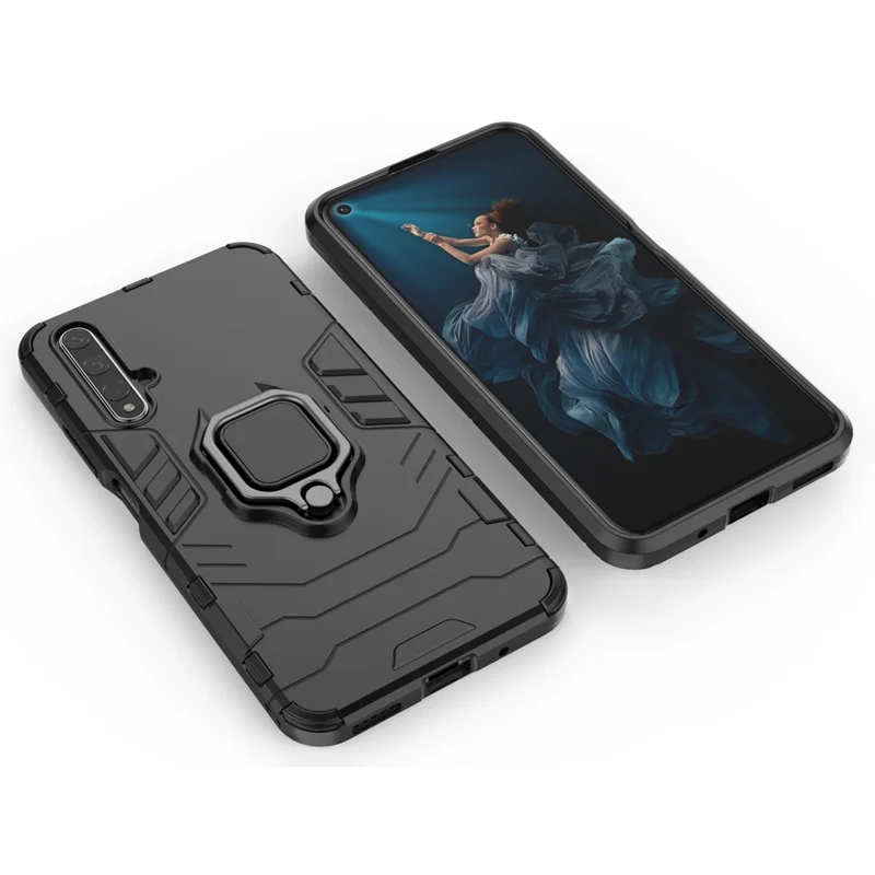 Nova 5 t Ring Stand Armor Case For Huawei Nova 5t Covers Nova5t Car Bracket Adsorption Slim Hard Cover For Huawei Nova 5t Cases