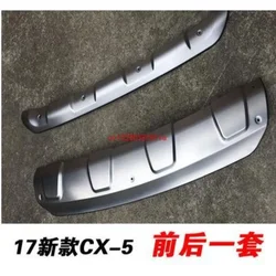 For New MAZDA CX-5 CX5 2017 2018Auto parts modeling Stainless Steel Front + Rear Bumper Diffuser Protector Guard Skid Plate