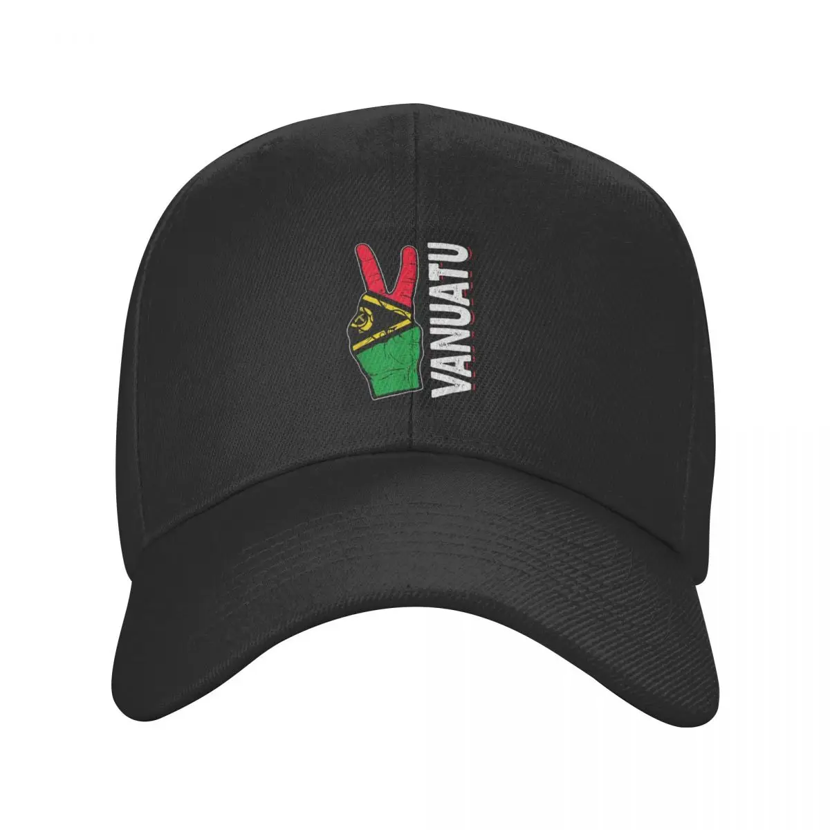 More Design Vanuatu ni-Vanuatu Tee Flag Summer Sun Baseball Cap Breathable Adjustable Men Women Outdoor Fishing Soccer Hat