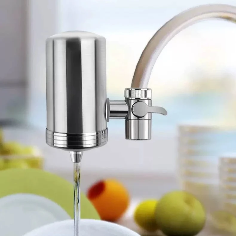 

Installation-free Stainless Steel Household Faucet Water Purifier Composite Ceramic or Scale Inhibitor Filter for Kitchen Tap