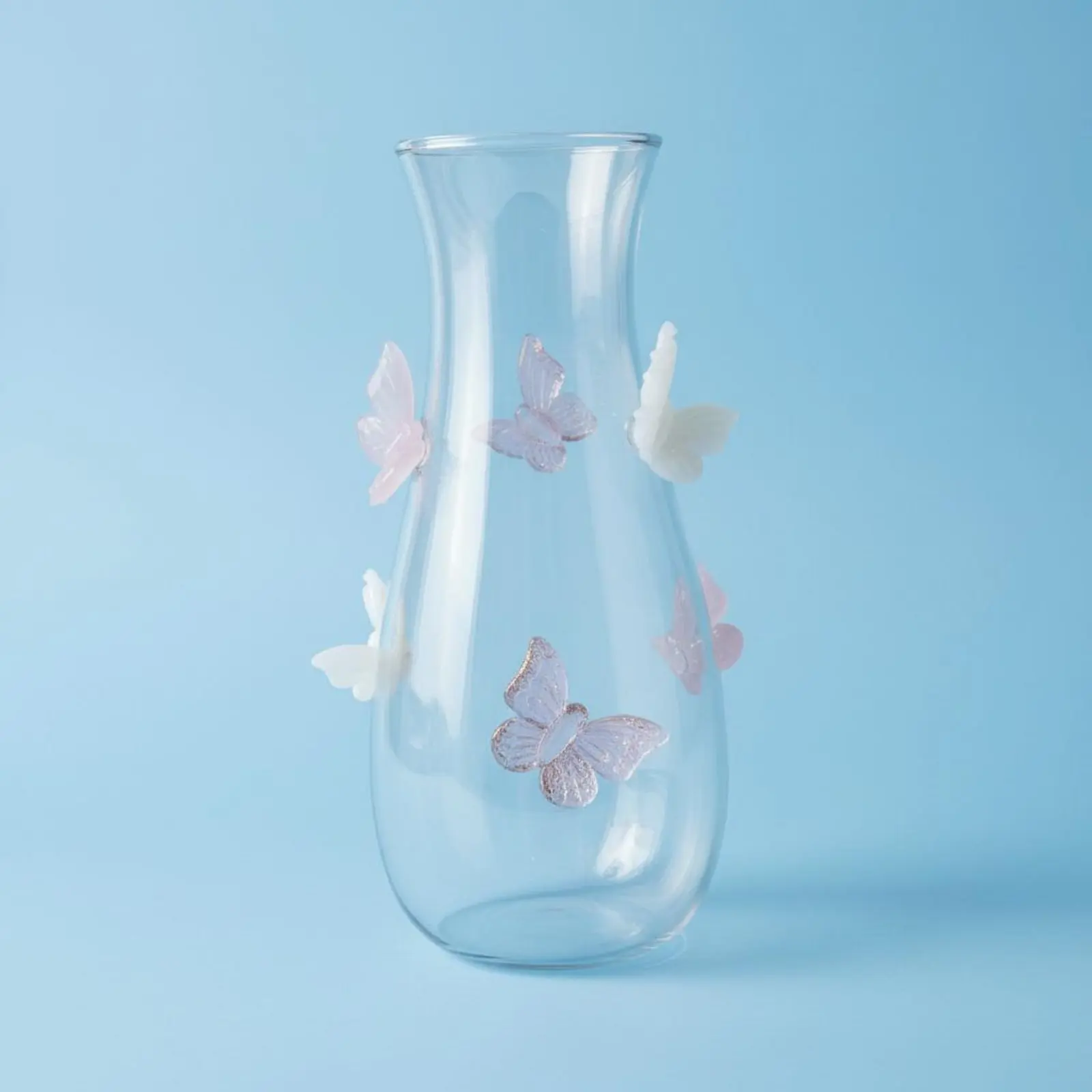 Butterfly Glass Vase Original Design Butterfly Water Pitcher Household Drinkware Easy to Clean Home Decor Leakproof