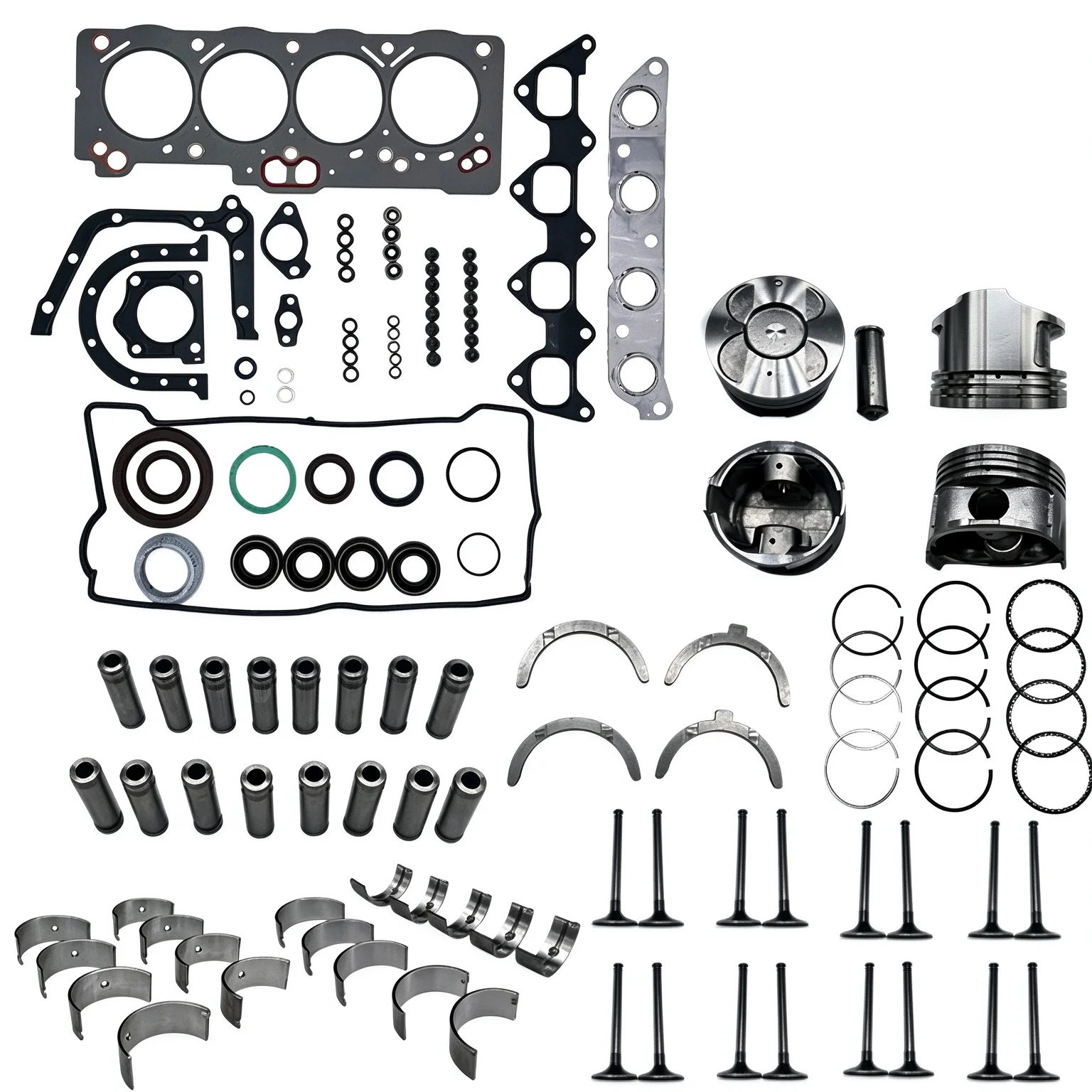 Engine Rebuild Kit For Toyota Corolla Vios Soluna Sprinter Carina Tercel 5A-FE AXP42 1.5L 04111-16221 13101-15040 13011-15050