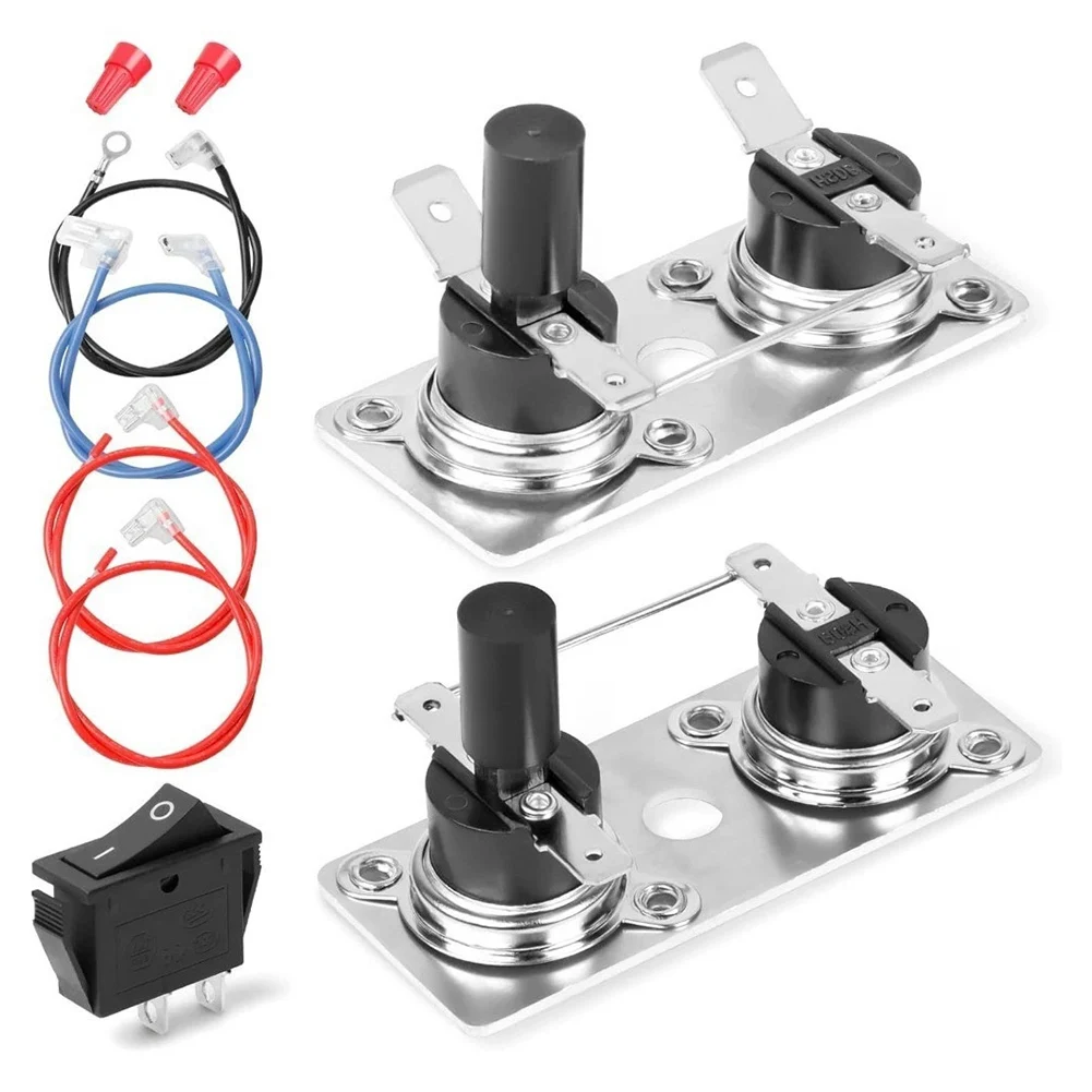 

For Suburban Water Heater Thermostat Limit Switch Kit 232306 100 Degree 120V 232306 232282 233534 Replacement RV Accessories