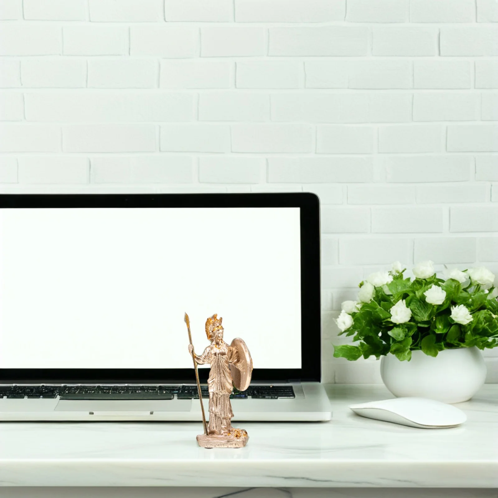 

Greek Resin Sculpture Small Desktop Ornament Classical Art Home Decor Mythology Statue Greece Statue