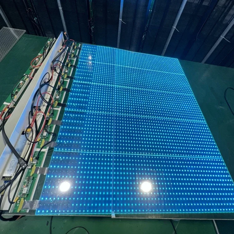 TFL Indoor Outdoor Soft Roll Crystal Led Film Transparent Display Screen