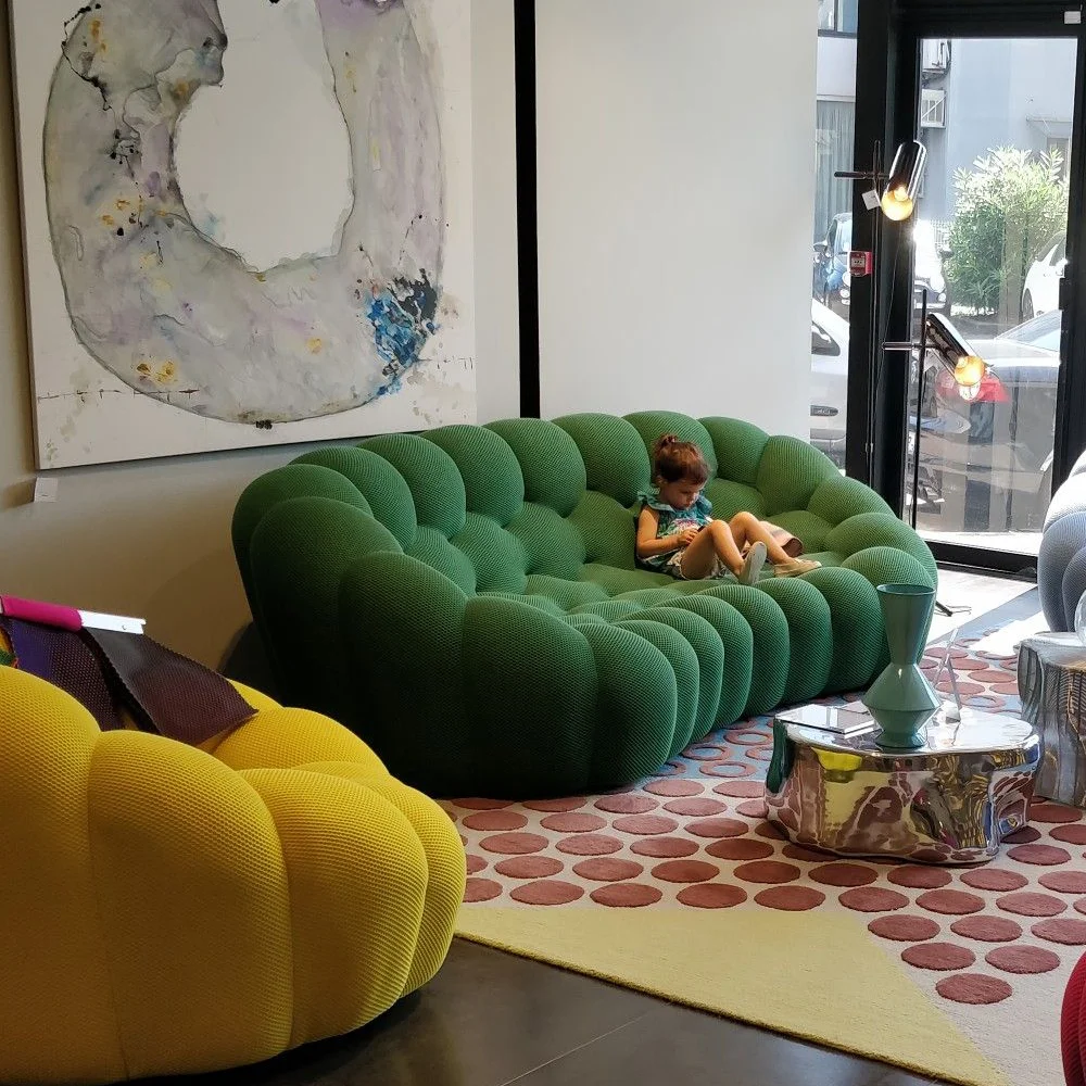 

Стилизованный хлопковый дизайнерский современный простой диван для гостиной