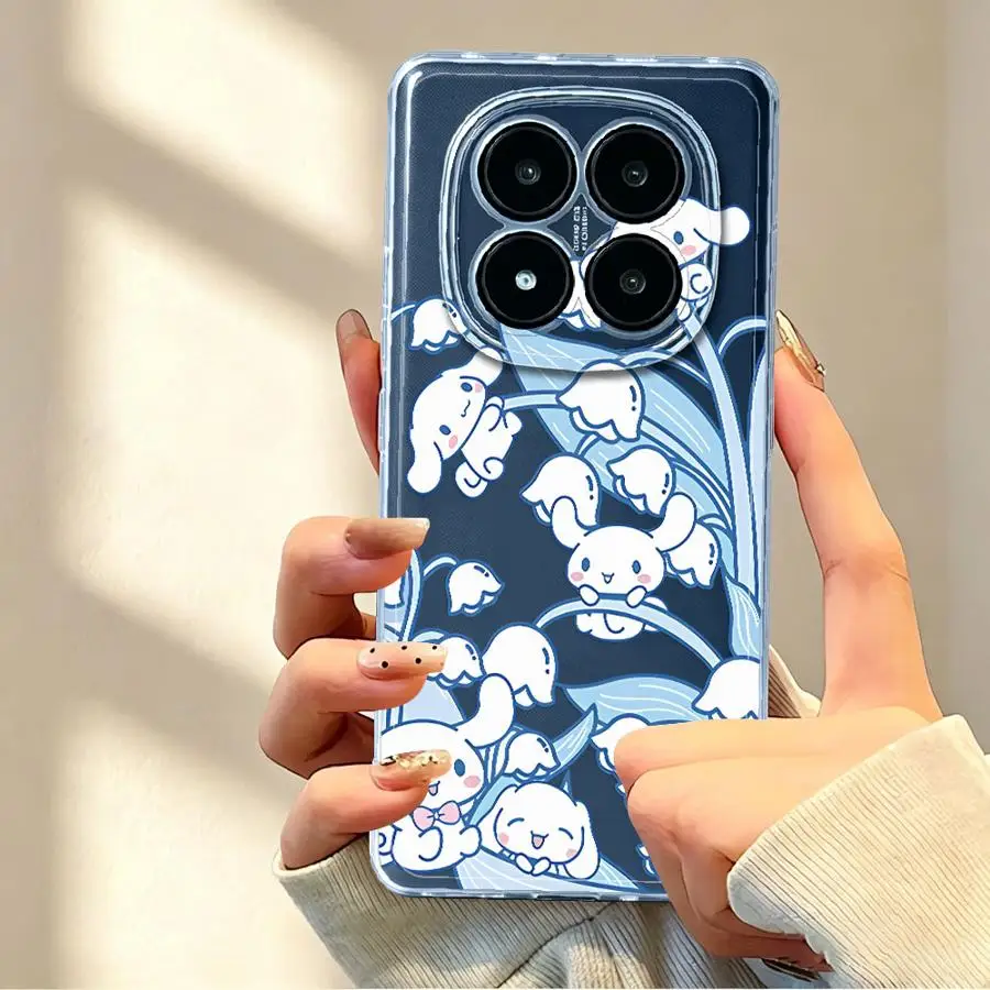 Case for Xiaomi Redmi Note 15 12 11S 13C 10S 11 9 10 14C Note 13 14 Pro Plus 12S A4 Soft Phone Cover Cute Sanrio Cinnamoroll view 2