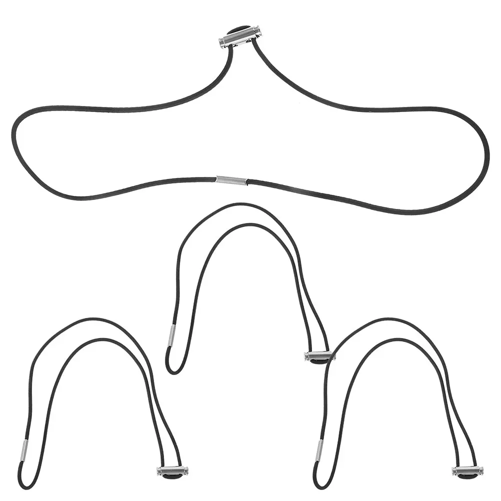 

4pcs Trash Bag Holder Adjustable Garbage Bin Secure Elastic Fastener 70Cm Circumference Anti-Fall Garbage Bag Band Reusable