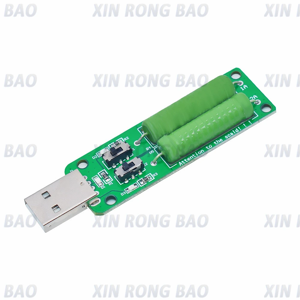 3A/2A/1A Discharge USB Electronic Load Aging Resistance Charger Power Bank Mobile Power Test