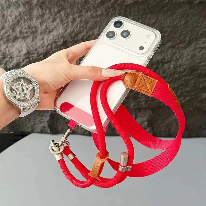 Verstellbares Handy-Umhängeband mit abnehmbarem Clip, Anti-Verlust-Handyriemen, Schultertaschenriemen für Outdoor-Reisen und den täglichen Gebrauch. – Detail 6