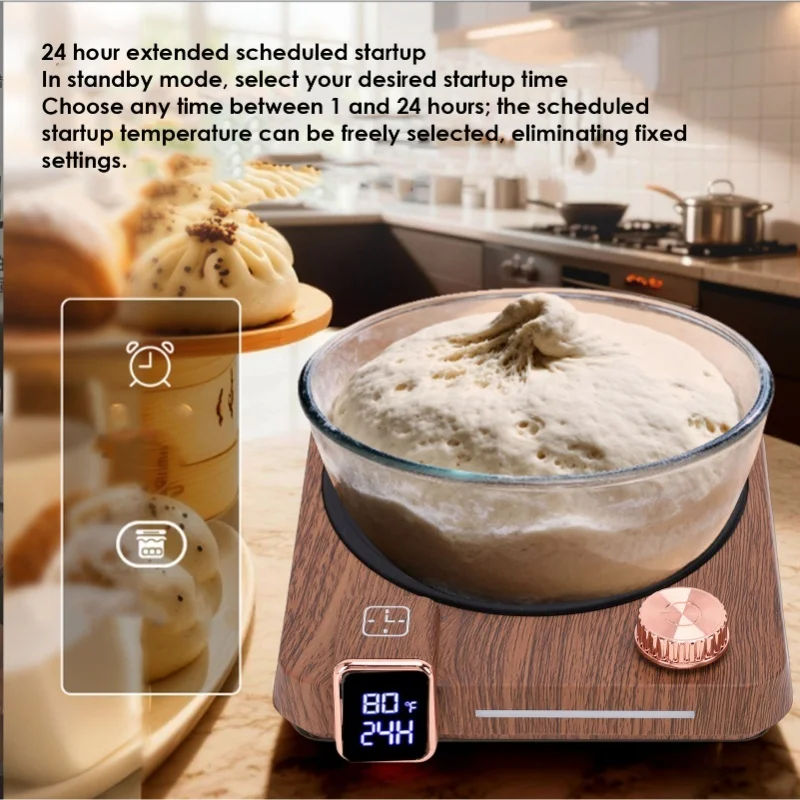 Sourdough Starter Warmer 18W Thermostat Control Sourdough Warming Mat With Timer For Kitchen 220V EU Plug