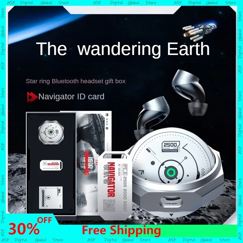 

SONGX Bluetooth V5.3 The Wandering Earth SX06 TWS Wireless Headset Bass Earbuds Long Standby Mecha Noise Reduction Earphones