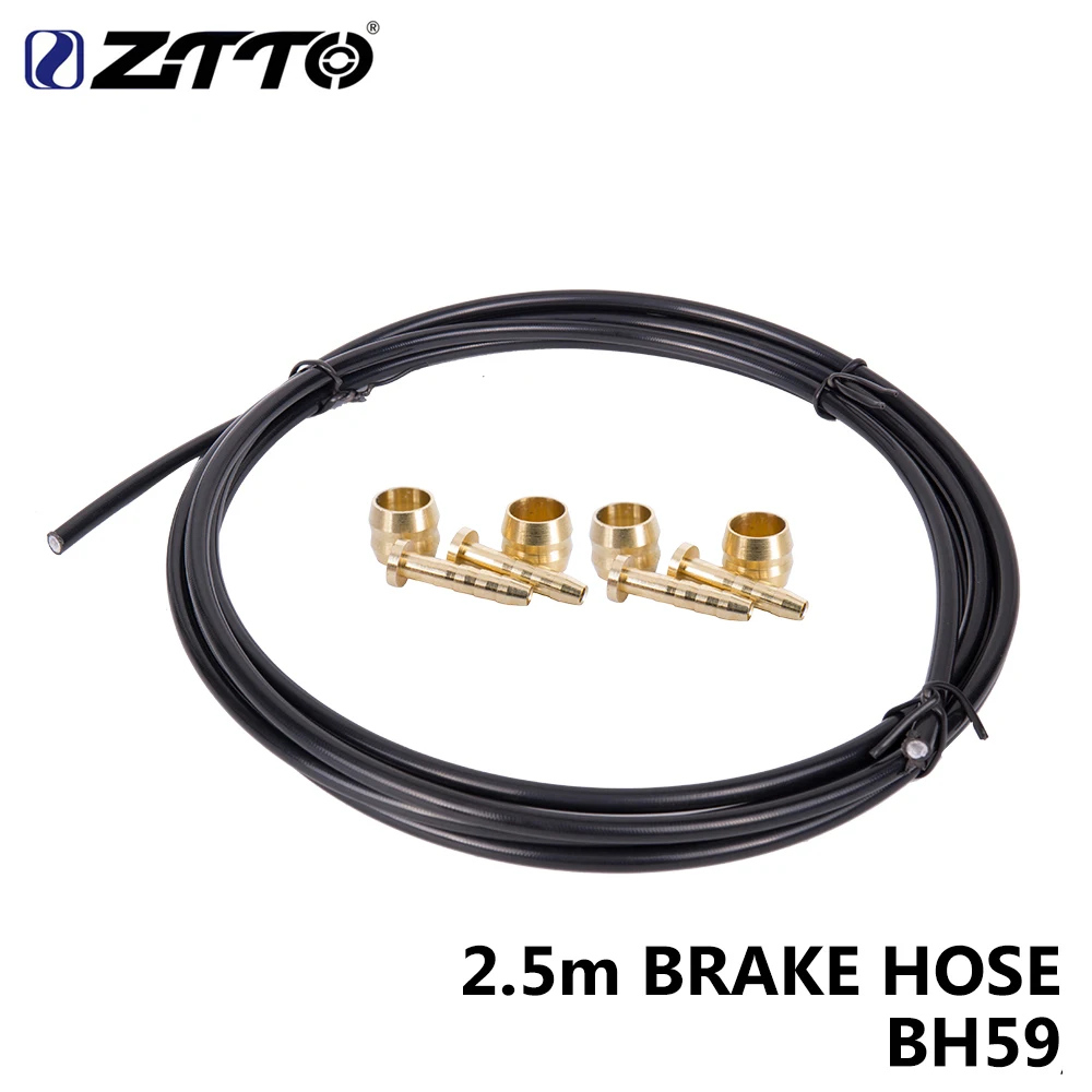 ZTTO Bicycle BH90 BH59 Hydraulic Disc Brake Hose 2.5m Connector Insert Olive Set For Parts m610 315 355 SLX XT m8000 MTB Bike