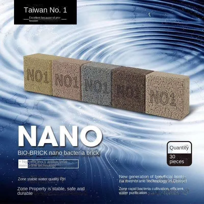 Fish Tank Aquarium Filter Internal  NO.1  Media Nano Square Tile Cultivation of Bacteria House  accessories