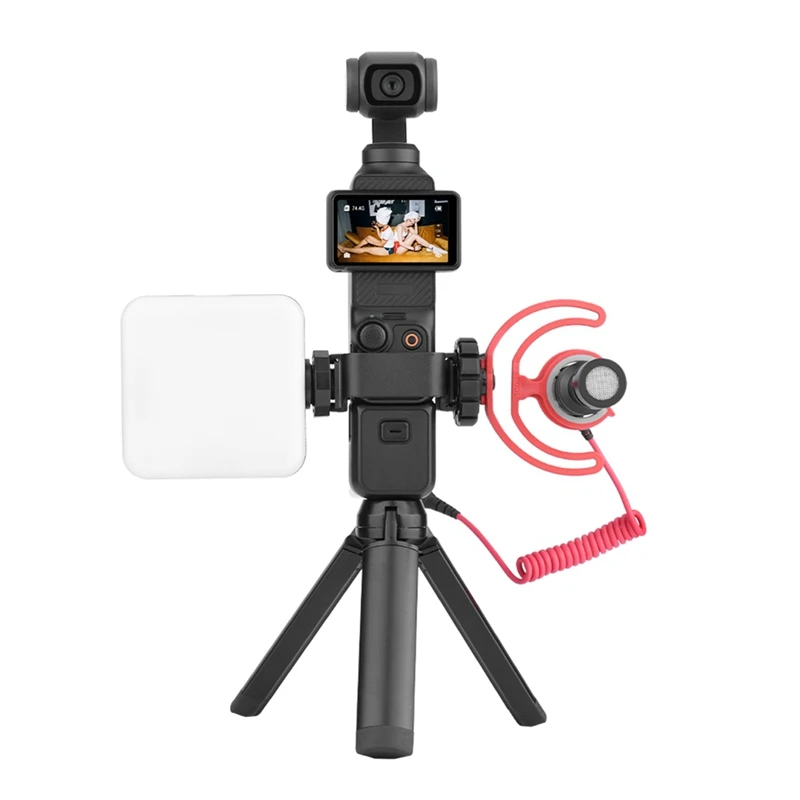 Para OSMO POCKET 3 marco extensible adaptador multifunción Clips para mochila accesorios de repuesto para Cámara de Acción con trípode