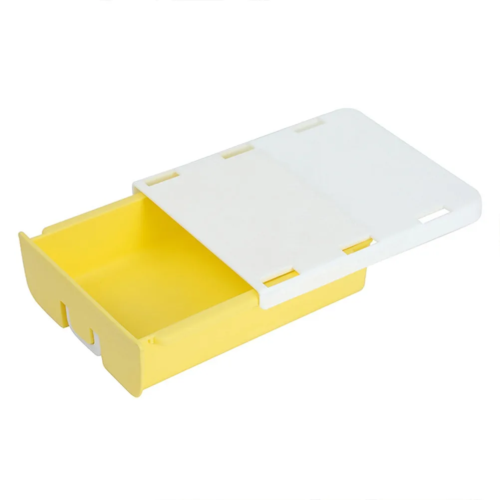 Under Desk Drawer Hidden Slide Out Organizer Self Adhesive Pencil Storage Box Expandable Desktop Pen Holder for Office Study