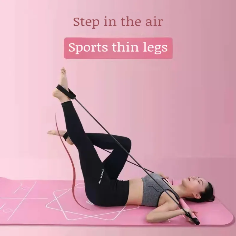 عصا اللياقة البدنية متعددة الوظائف من بيلاتيس، حبل التوتر المنزلي، معدات التدريب الرياضي
