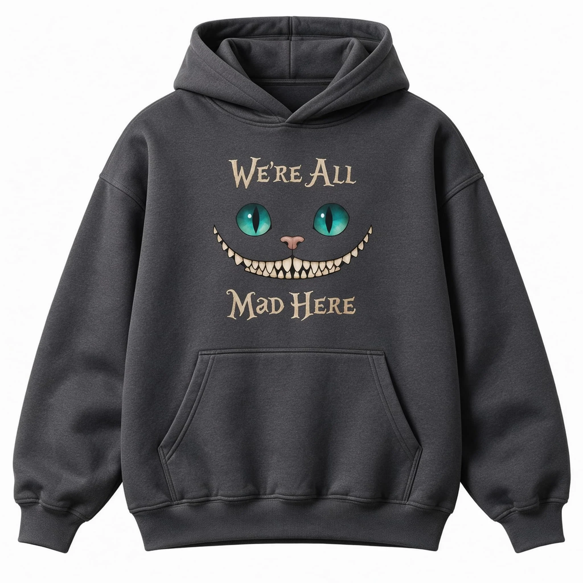 Alice im Wunderland Cheshire-Katze Herbst Winter Verrückter Herren-Hoodie Damen-Sweatshirt Pullover Top Kinder Baumwolle Kinder-Baumwoll-Hoodie – Detail 11