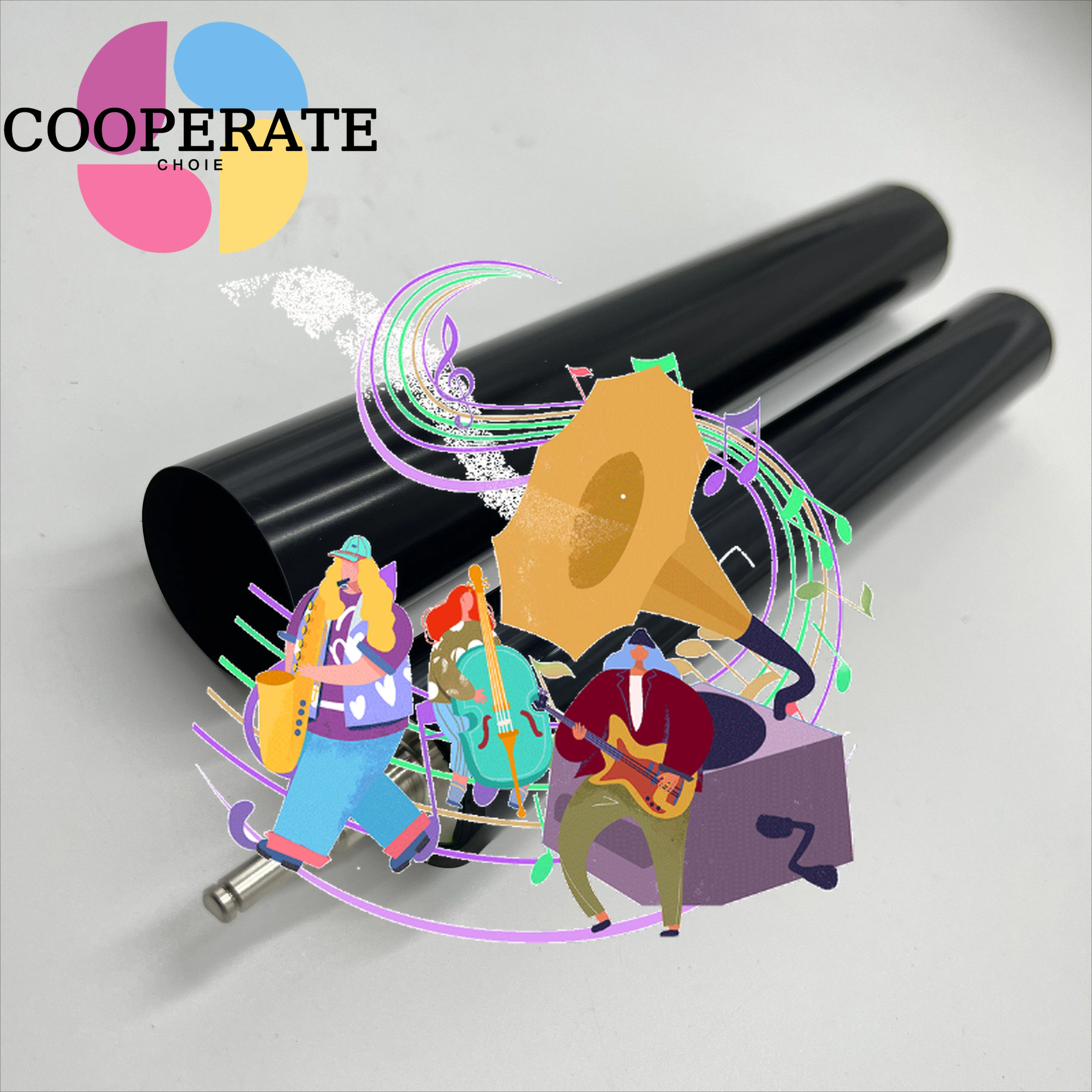 D005WR001 Fuser Film Sleeve Lower Pressure Roller for Brother DCP L5500 L5100 L5200 L5600 L5650 L5000 L6300 L6400 L6200 L6250