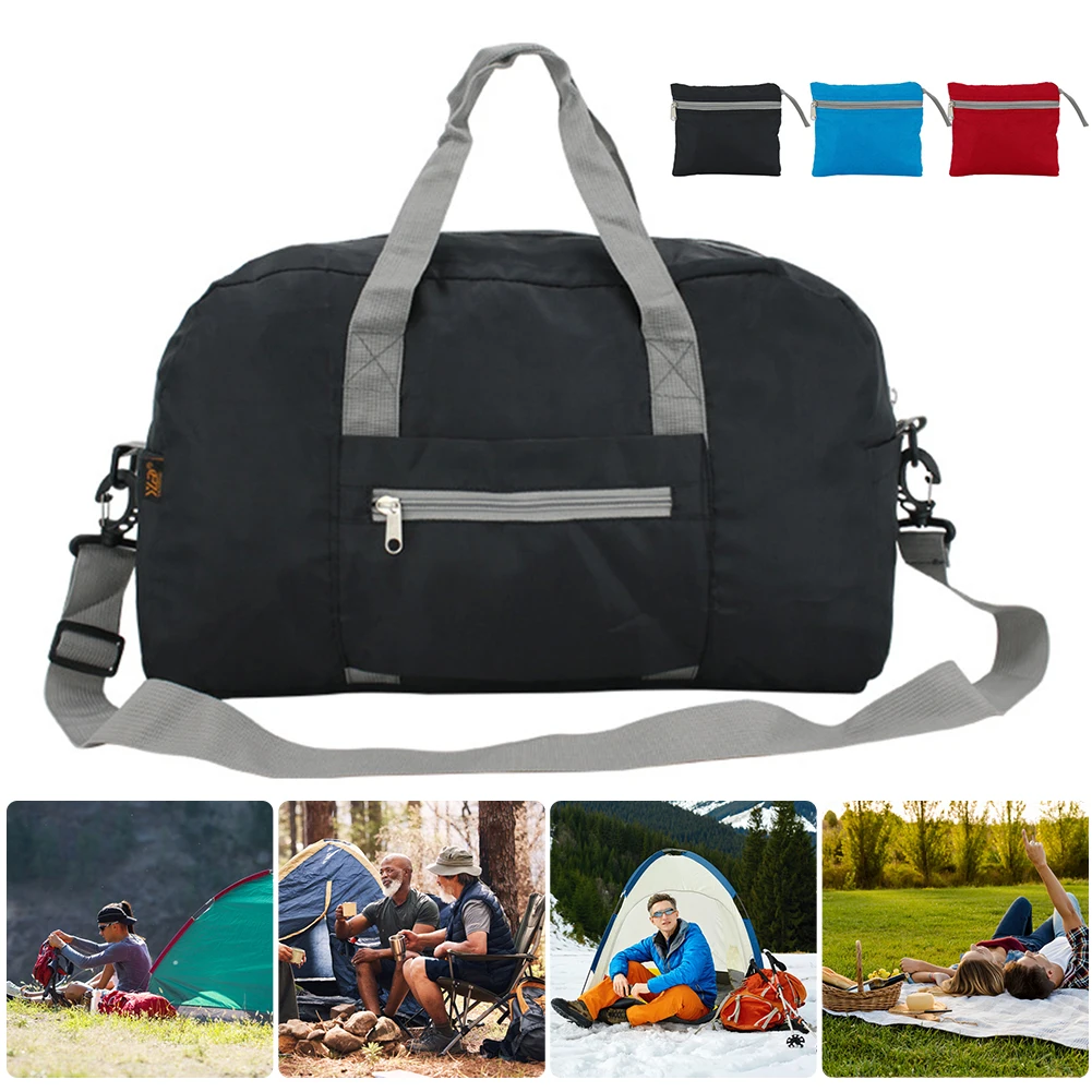 أكياس تخزين ذات سعة كبيرة قابلة للطي سعة 20 لترًا، حقيبة تخزين أدوات المطابخ المحمولة، منظمات التخييم في الهواء الطلق للأنشطة العائلية الخارجية #2