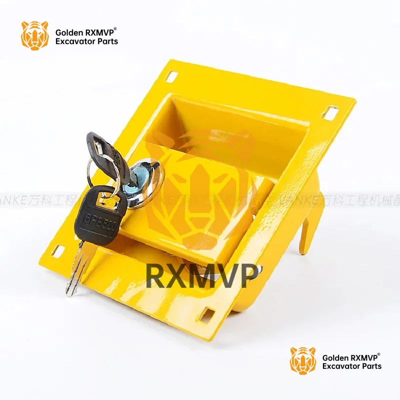 For Caterpillar cat 308 307c/d Rear Cover Lock E305/306 Engine Hood Lock Head Cover Lock Excavator Accessories