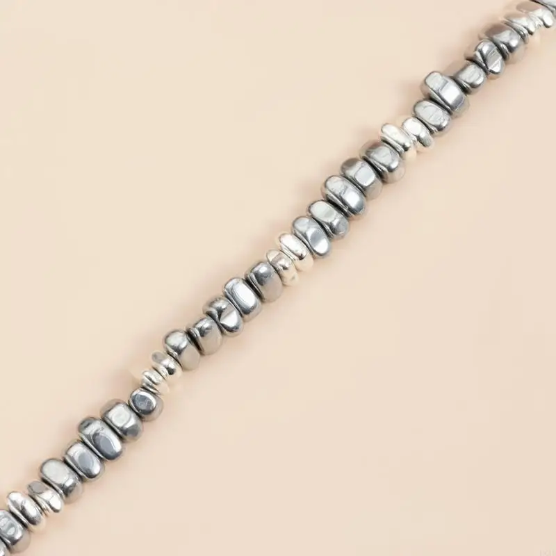 Comfortable Adjustable Heart Bead Necklace Black Daily Wear