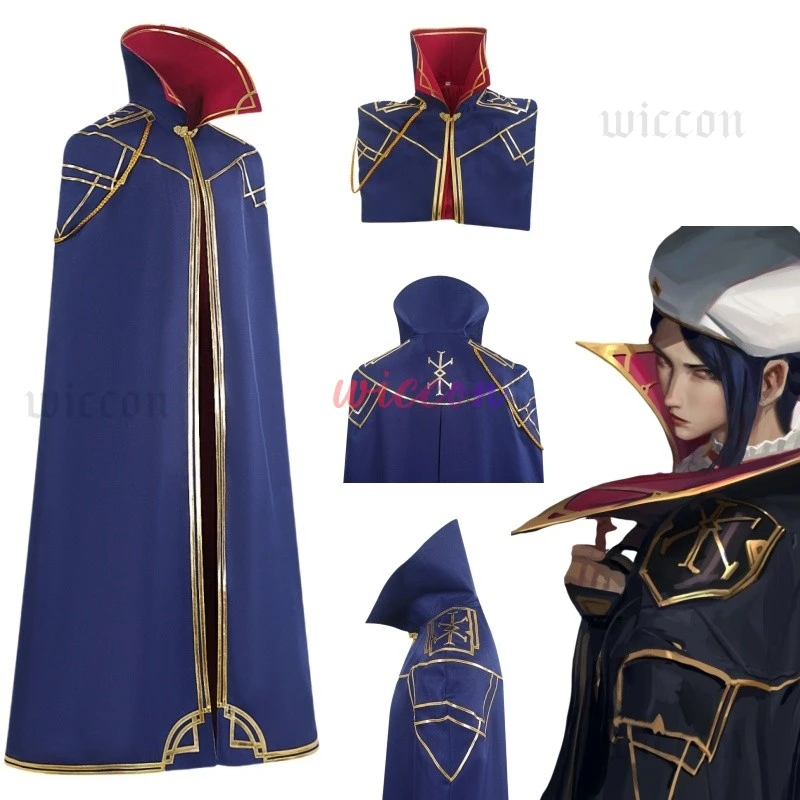 

Game LOL Caitlyn Cosplay Acrane Cloak Kiramman Cosplay Costume Cape Outfits Halloween Carnival Party Suit for Women Men Unisex