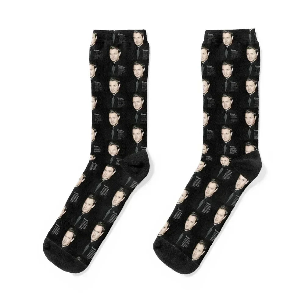 Jeremy Renner Socks gift bright garter snow Socks For Men Women's