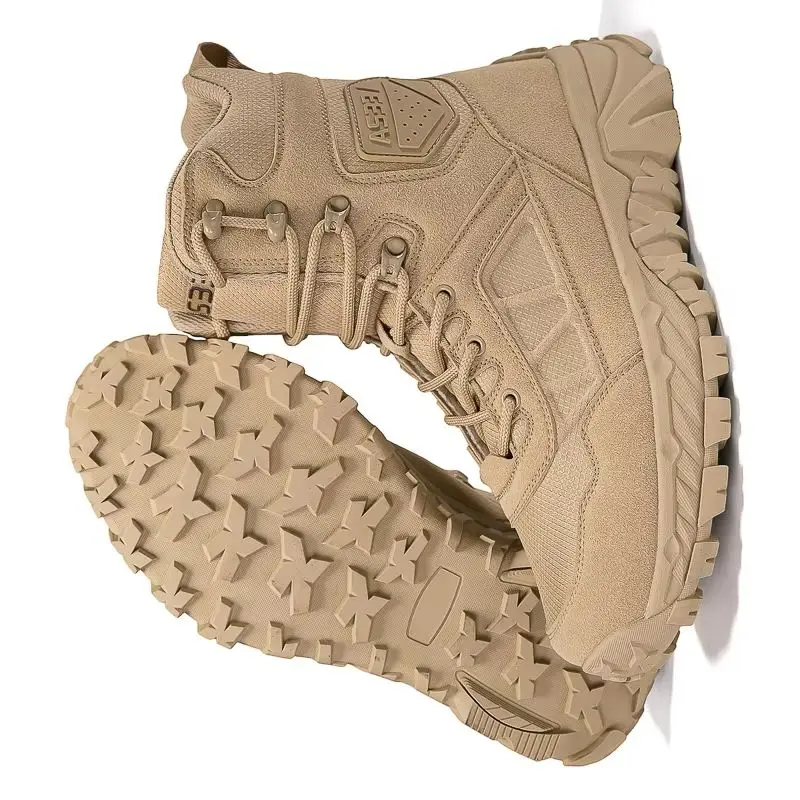 

Good Quality Trekking Sneakers Men Hard-Wearing Man Mountain Climbing Shoes Wearable Lacing Outdoor Shoes for Mens