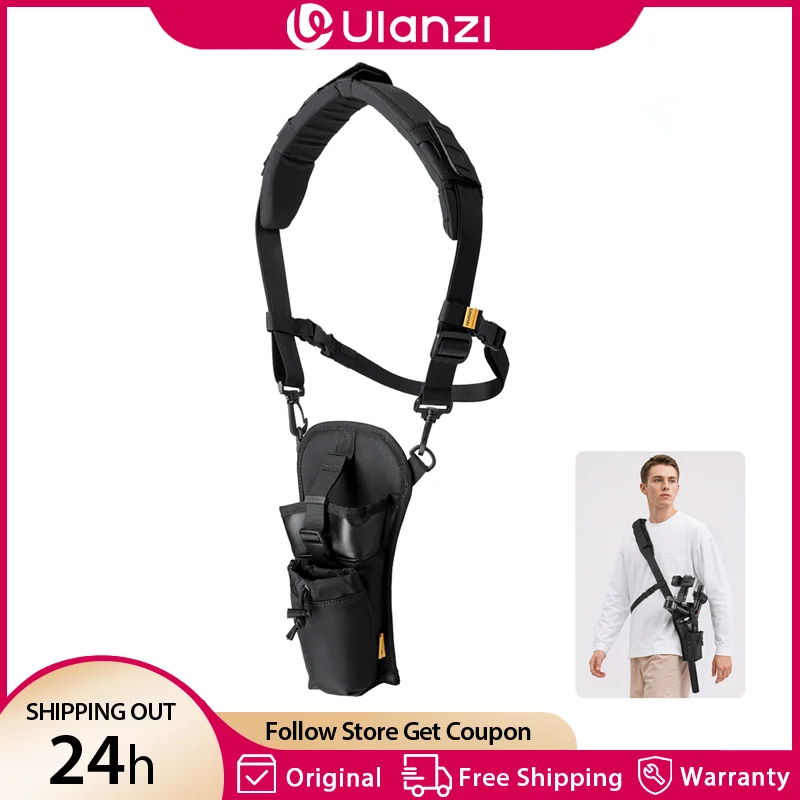 Ulanzi CB01 Kamera-Gimbal-Holster für RS 3 Mini / RS 3 / RS 4 Mini / RS 4 Pro Stabilisator Erweiterbarer Schultergurt
