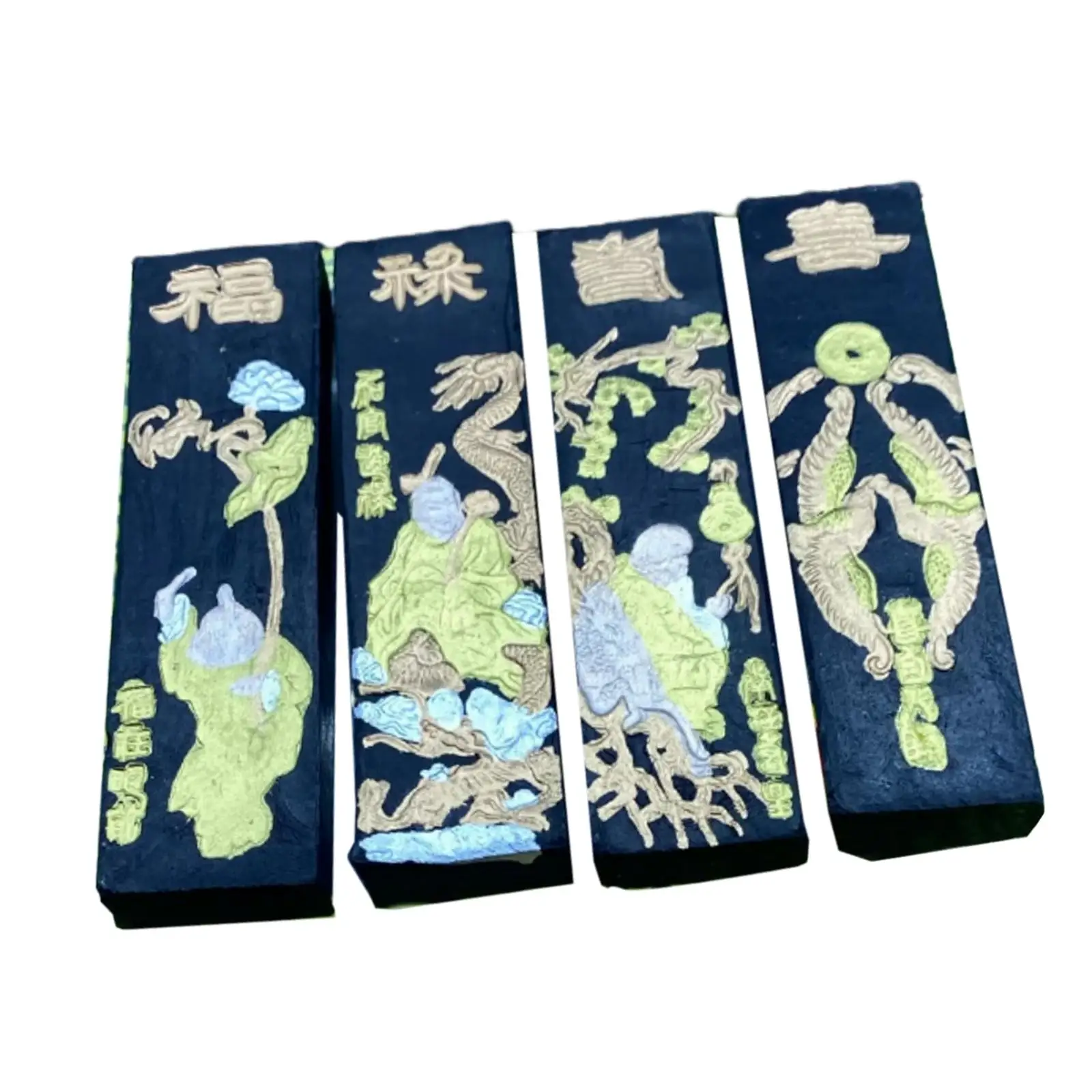 4x kalligrafie-inktblok Kalligrafie schrijfinkt voor belettering Schrijven