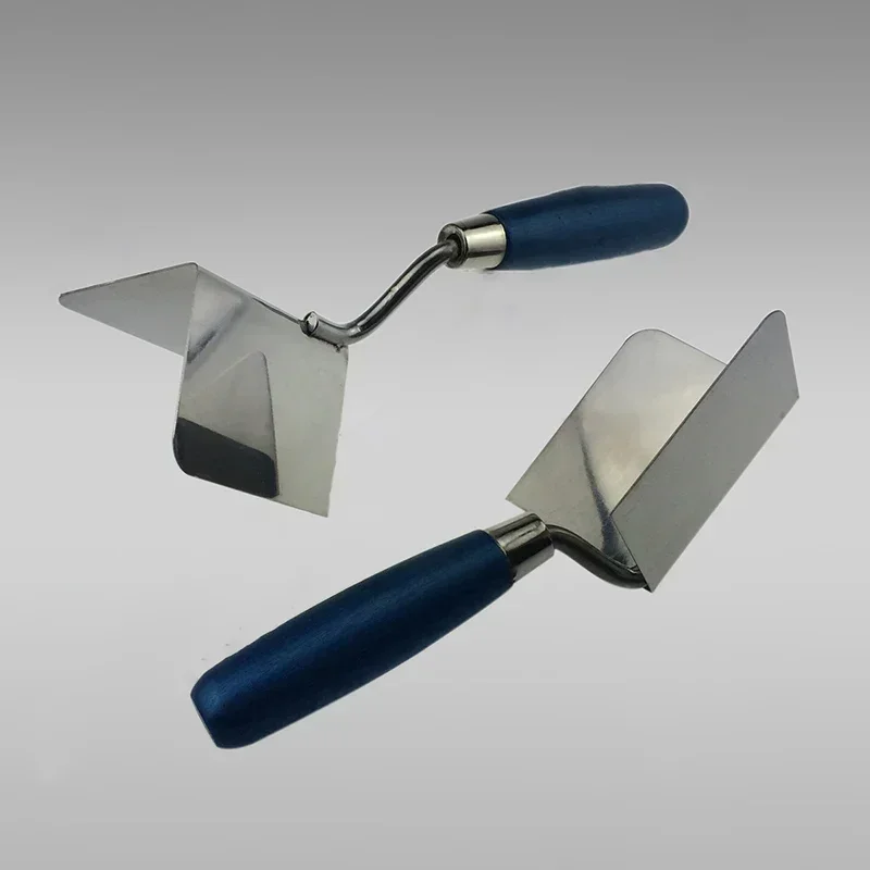 Drywall Corner Tool, Stainless Steel Corner Trowel 8x6cm, Inside Outside Knife