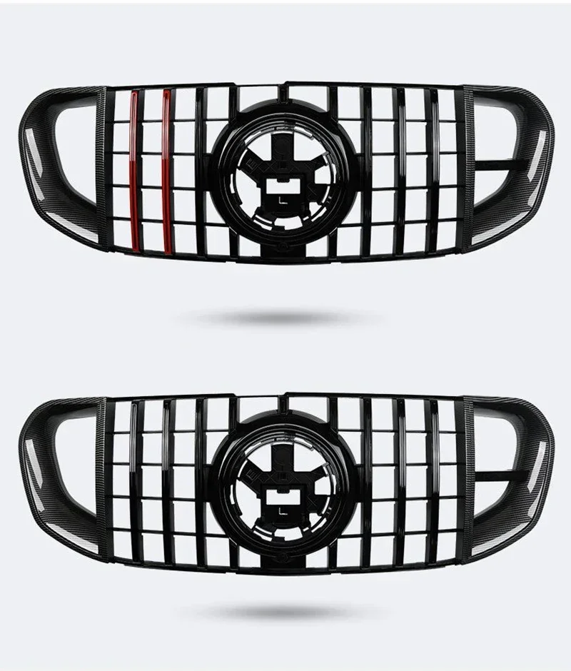 For Mercedes Benz GLS W167 X167 GLS400d GLS500 450 Front Grille Grill Bumper Engine Cooling Grid Car Parts For Brabus 2020-2023