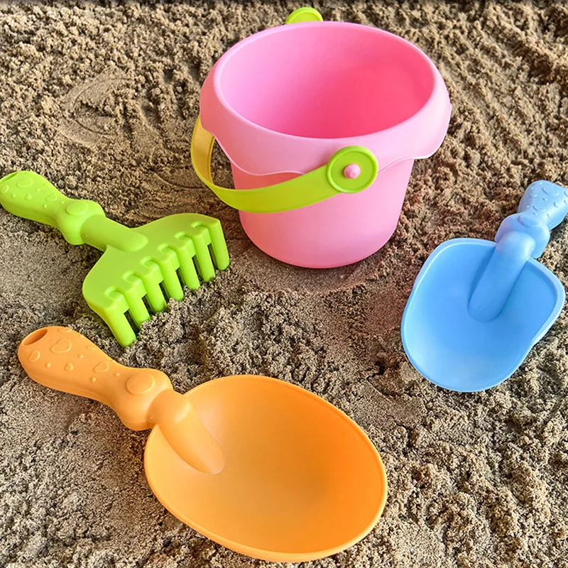 Summer Cute Beach Toys Sand Digging Tools Water Play Toy Shovel Soft Glue Sand Play Set Outdoor Game Convenient to Carry