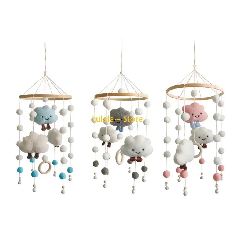 Y4QA Giường Mặt dây chuyền Nôi trẻ sơ sinh Chuông lục lạc động Trang trí phòng trẻ mẫu giáo