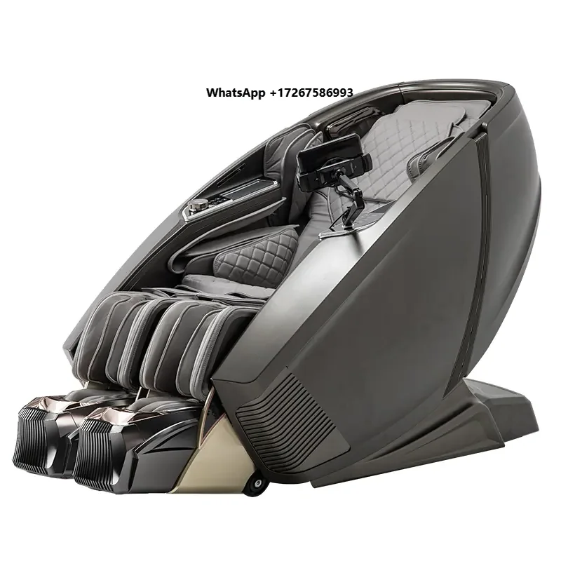 C80 PLUS 2025 Zero Gravity Portable Foldable Full Body 4D Luxury Electric Sl Track Shiatsu Massage Chair 5D