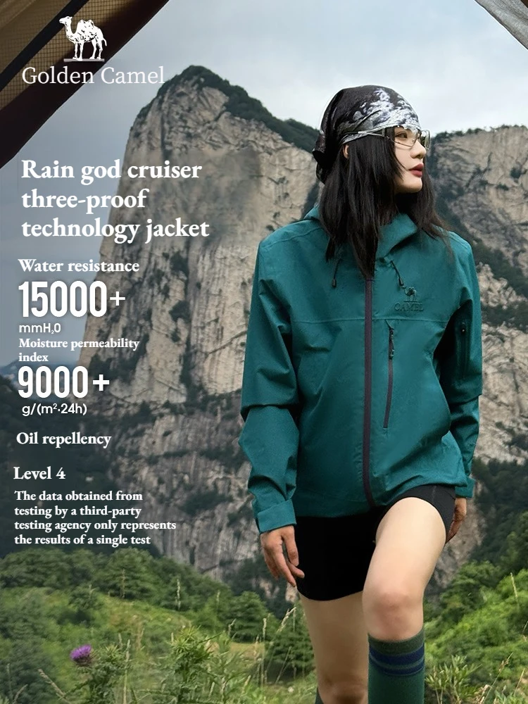 Golden Camel Outdoor Fleece Waterproof Jackets for Men Women 3-in-1 Detachable Thermal Coat New Hiking Camping Climbing Jacket