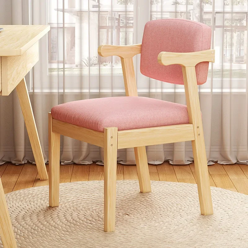 for Nordic Style Dining Chair Simple Modern Household Backrest Chair Economical Writing Chair for Restaurant Small Stool