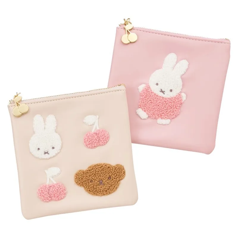 

Kawaii Miffy Series Coin Storage Bag Creativity Cute Cartoon Printing Portable Multifunctional Embroider Coin Purse Girls Gift