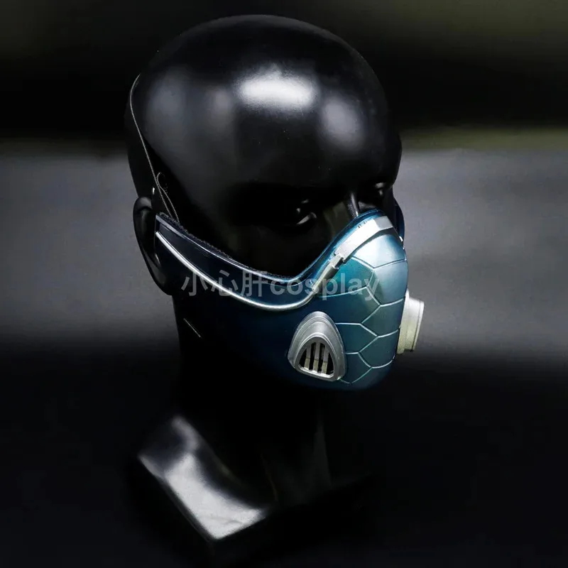 

Cy2 Colors Game Valorant Viper Mask Cosplay Party Face Resin Mask Viper Halloween Woman Cos Props Accessories