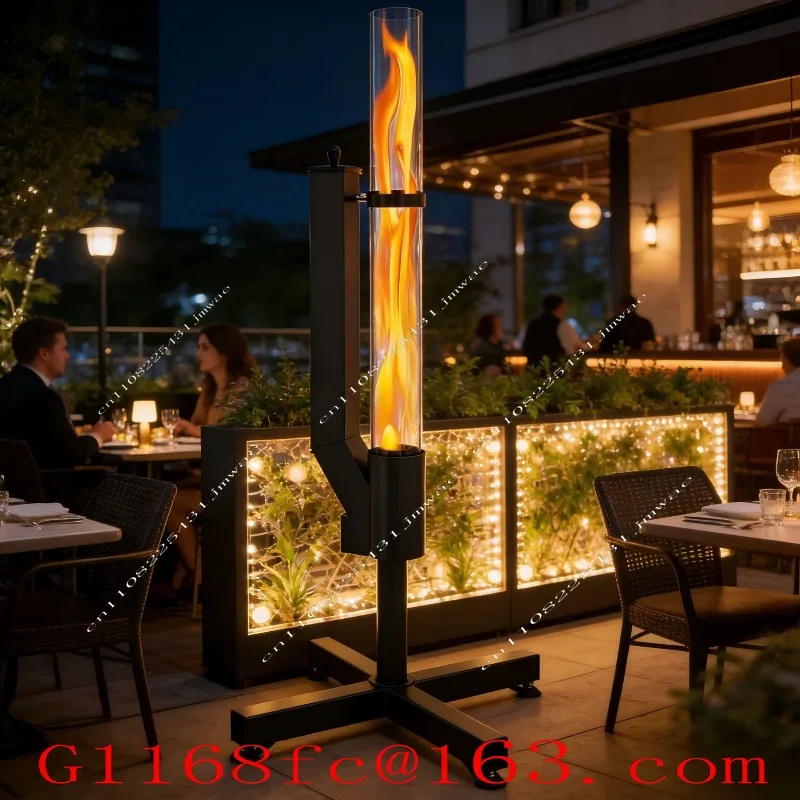 Vertical Wood Burning Stove, Courtyard Heating Stove, Outdoor Camping, Winter Pellet Stove