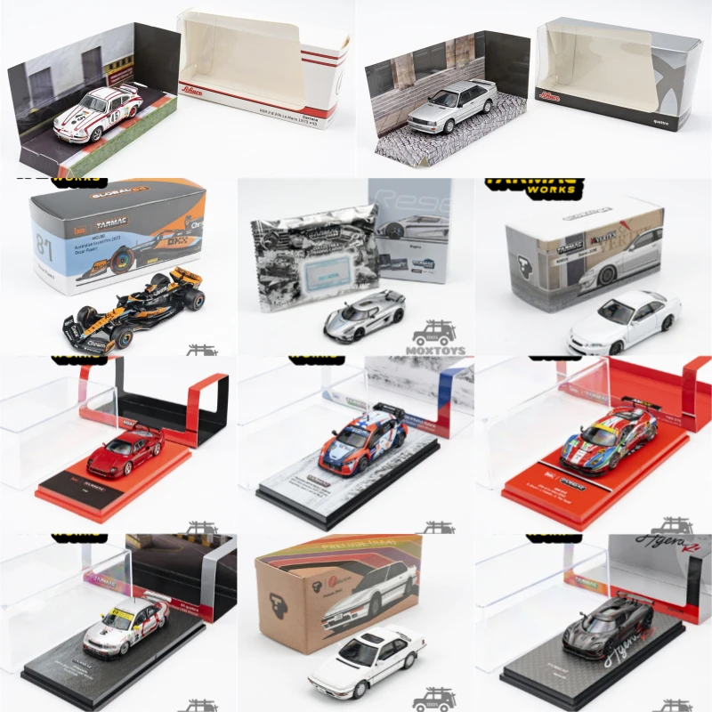 

Коллекционные модели автомобилей Tarmac Works 1:64: Agera, MCL60, Regera, JZZ30, F40, i20, 488, A4, Prelude, Quattro, Carrera (литые под давлением)