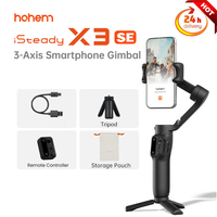 Hohem iSteady X3 SE 3-Axis Handheld Gimbal Stabilizer Portable Foldable AI Tracking Selfie Tripods for Smartphone Vlog