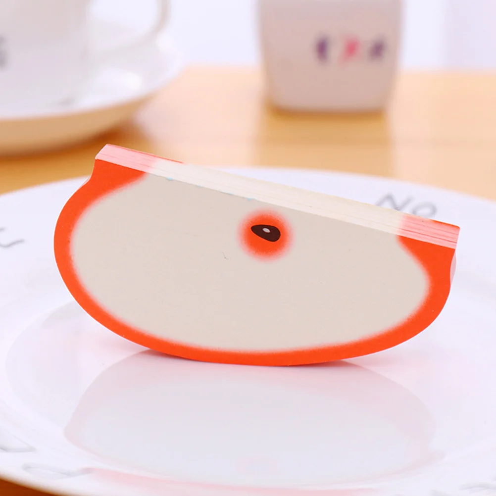

Fruit Shaped Apple Pattern Removable Adhesive Reusable Memo Notes Home Office School Reminder Fruit Shaped Stickers