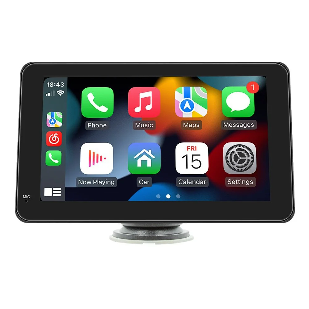 

7 Inch Carplay Portable Screen Full Lamination Portable PND Android Auto 2 in 1 Wireless Carplay Screen