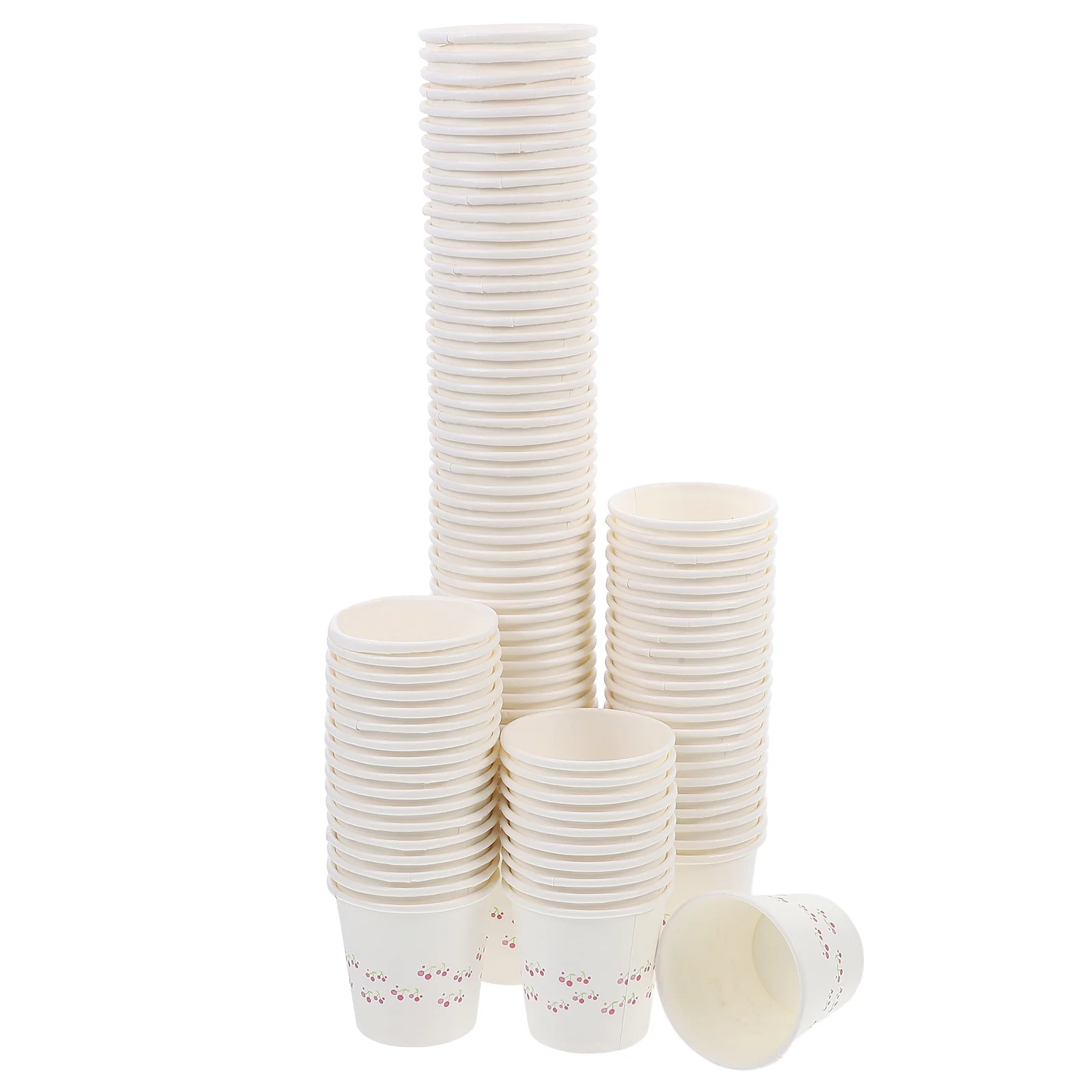 100 Pcs Tasting Cup Small Snack Cups Mini Drink Disposable Bathroom Drinking Paper